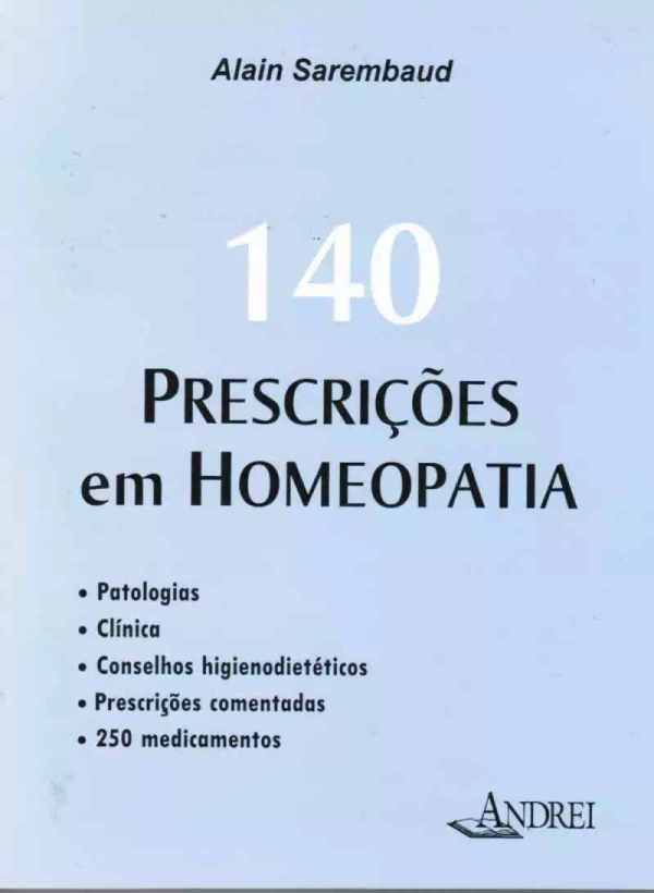 140 prescrições em homeopatia